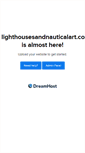 Mobile Screenshot of lighthousesandnauticalart.com