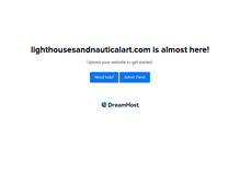 Tablet Screenshot of lighthousesandnauticalart.com